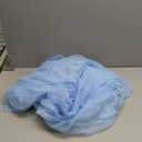 6ft Baby Blue Tulle Tablecloths for Rectangle Tables Light Blue Table Cloths Rectangle Wrinkle Free Stretch 6 Foot Table Cover with Tutu Skirt for Baby Shower Boy Birthday Party Banquet Buffet Cake (72" x 30" (6FT - 1 Pack))