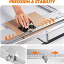 47" Mat Cutter 45/90° Heads 105 Blades Aluminum Rail Picture Framing