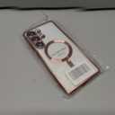 for Samsung Galaxy S25 Ultra Case.Phone Cover Clear Back Surrounding Plating Metallic Glossy.Magnetic Case Slim Thin Soft funda capa para 6.9" Built-in Lens Protector (Rose Gold)