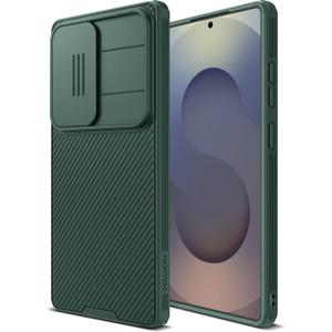 Nillkin for Samsung Galaxy S25 Ultra Case with Camera Cover, [Lens Protection] Mil-Grade Shockproof Protective Bumper Hard Cover Slim Phone Case for Galaxy S25 Ultra Cases 6.9'' Green