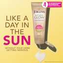 Jergens Natural Glow Self Tanner Body Lotion, Sunless Tanning, Fair to Medium Skin Tone, Daily Moisturizer with Coconut Oil, Vitamin E and Antioxidants, 7.5 Oz