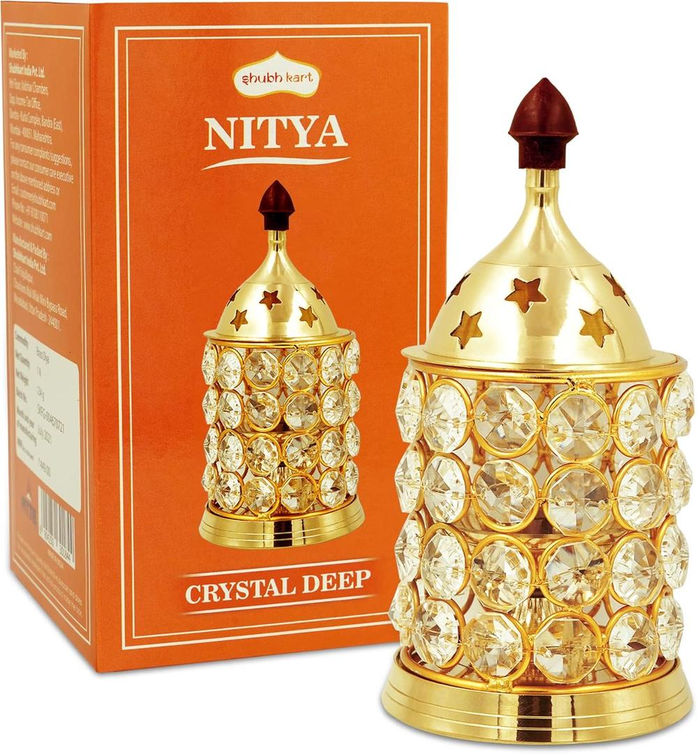 Shubhkart Akhand Diya Oil Lamp- Decorative Diya for Positive Atmosphere | Pooja | Home Decor | Gifting