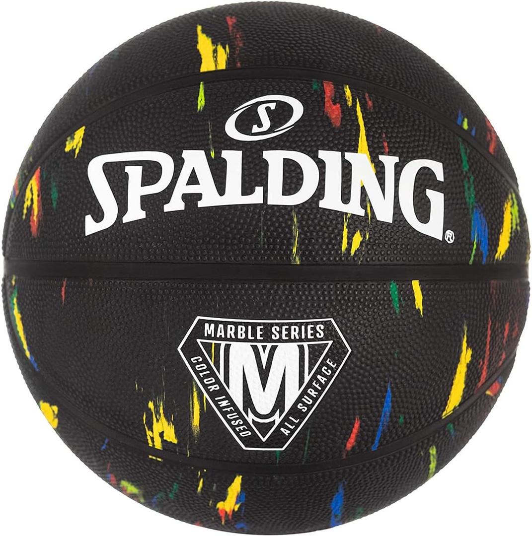 Spalding Outdoor Rubber Basketballs | Performance Rubber Cover Designed for Outdoor Play | Multiple Sizes & Colors, Size 6, 28.5"