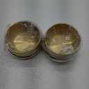 Stainless Steel Rice Bowl with Lid, Set of 2, for Korean Kitchen Restaurant, Double-walled Metal Bowls, Multi-Purpose Insulated Soup Bowls Snacks Bowls (10.5cm Gold)