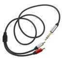  Guitar Speaker Audio Cable Replacement Audio Cord Audio Transferring Cable Earphone Adapter Earphone Converter Audio Converter Cable