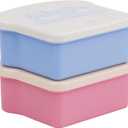 LISI Sandwich Containers, Sandwich Box with Ice Packs, BPA Free Reusable Snack Pack Containers with Lids, Dishwasher Safe Lunch Box for Office Picnic (20oz/590ml)