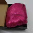 Hot Pink Bob Wig With Bangs 12 Inch Short Synthetic Fiber Bob Wigs for Women Short Bob Wigs and Halloween Cosplay Bob Wig With One Cap (Hot Pink)