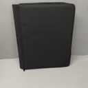 Premium Top Loader Binder for 216 Cards - Non-Tenting 9 Pocket Double Sided Design - Zipper-Enclosed Ringless Toploader Binder (Scratch Resistant, Black Interior, 216 Cards)