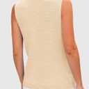 PRETTYGARDEN Women's 2026 Spring Sweater Vest Sleeveless Button Down Knit Cardigan Tank Tops Summer Business Casual Outfits (Beige, S)