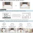 MIULEE Pillow Insert 12x24 Inch, Decorative Rectangle Throw Pillow Inserts, Premium Fluffy Pillow Forms Sham Stuffer for Sofa Couch Living Room