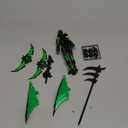 MIGESS Titan 13 Robot Action Figure, Dummy 13, Articulated Robot with Demon Wings, 3D Printed robo 13 Action Figure Articulated (Bamboo Green)