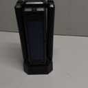 13200mAh Rechargeable Solar Work Light with Folding Stand and Carrying Bag, AODOO 8000 Lumen Stepless Dimmable , White/Warm/Nature White/RED(SOS) with Detachable Tripod (Black(No Tripod))