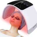7 Color with LED Face for Facial Problems of SPA Facial Body Skin Care Beauty Salon Device-White (L)