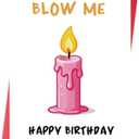 8 x Funny Birthday Card for Men and Women  Blow Out the Candle Birthday Card Gift for Husband, Wife, Boyfriend, Girlfriend (SK-0013)
