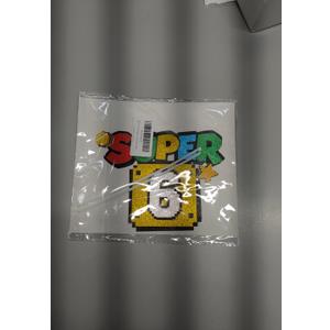 Bros Cake Topper for Birthday Party Decoration,Bros Party Decorations,Video Game Happy Birthday Cake Topper Decoration,Video Game Birthday Decorations - Number 6