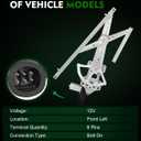 Front Left Power Window Regulator & Motor Fit for Lancer 2008-2012