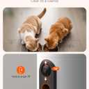 WOPET Automatic Cat Feeder with Camera for Two Cats, 6L Automatic Dog Feeder with HD Video and Night Vision, 5G/2.4G WiFi Pet Feeder for Cats & Dogs, SD Card Storage & 2-Way Audio
