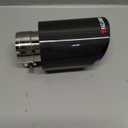 Roasted Blue Carbon Fiber Car Exhaust Tip 2.1 inch Inlet 3.5 Inch Outlet Exhaust Muffler Tip Carbon Fiber Exhaust Pipe for 2-2.1 Inch Exhaust Pipe (Mirror Black & Blue)