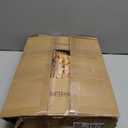 Trademark Innovations Large Foldable Rectangle Woven Wicker Basket Bins for Storage (Set of 4)