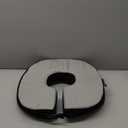 Feagar Donut Pillow for Tailbone Pain Relief - Hemorrhoid Pillow with Memory Foam for Coccyx, Sciatica, Pressure Sores, Office Chair Cushion for Pregnancy, Postpartum & Surgery Recovery(Black) (Regular)