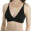 ToBeInStyle Womens Lace Bralette Wireless Bra Adjustable Straps Soft Stretch Stylish Comfortable Fit, L