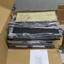 Furnulem Tall Dresser for Bedroom with 7 Fabric Drawers, Vintage Dressers & Chest of Drawers, Vertical Storage Tower Organizer Unit Retro Bedside Furniture in Closet,Living Room,Nusery,Dorm,Entryway (15.8"D x 43.3"W x 11.4"H (7 Drawers))