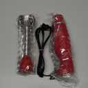 OVENTE Immersion Hand Blender, 300W Corded Electric Handheld Stick Mixer with 2 Mixing Speeds and Stainless Steel Blades for Smoothies, Purees & Baby Food, Red HS560R