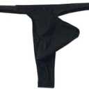 COMLIFE Mens Sexy Thong Ice Silk Underwear G-String Pouch T-Back Briefs | Suitable for Daily Inner Wear, or as Thoughtful Couple Gifts on Wedding Night, Honeymoon, Anniversary and Intimate Parties (Black, S)