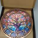 WANGIRO Tree of Life Wall Clock 12inch Silent Movement Non-Ticking Clock Precise Timekeeping Wall Clock Suitable for Living Rooms Bedrooms Offices Ideal for Home Decor Gifts Antique Copper