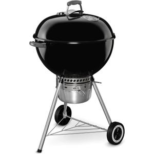 Weber Original Kettle Premium Charcoal Grill, 22-Inch, Black Outdoor BBQ Grill with BuiltIn Thermometer, Heat Control Dampers & OneTouch Cleaning System