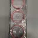 Audio Air Conditioning Button Cover Decoration Twist Switch Ring Trim for Jeep Wrangler JK JKU Patriot 2011-2018, Compass 11-16, Liberty 08-12, Dodge Challenger 08-14 Interior Accessories Pink 3PCS