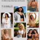 Wireless Bras for Women Full Coverage Supportive Push Up Bra Comfortable Seamless Yoga Friendly Fits 34C-40DD (Medium, Nude)