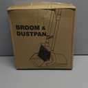 Broom and Dustpan Set House Brooms for Sweeping Indoor Broom with Dust Pan Combo Set for Home Office Kitchen Lobby Floor Pet Hair Indoor&Outdoor Cleaning