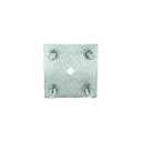 2PCs Square U-Bolt Kit for Boat Trailer Axle Leaf Springs, Trailer Leaf Spring U Bolts, for 2x2 Axle, 4-3/4" Long, 2 Pack