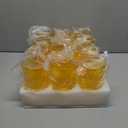 12pcs Glass Gold Amber Cylinder Vases for Centerpieces, 6 Inch Champagne Flower Vases for Wedding Decorations, Indoor Home Decor, Hurricane Candle Holder for Table Shelf, Party