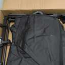 Collapsible Wagon 220 lbs, Heavy Duty Wagon Carts Foldable, Portable Wagons for Groceries, Beach Cart with All-Terrain Wheels & Drink Holders, Utility Wagon for Shopping, Sports, Camping, Black