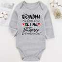 Like Aunt Perfect Baby Boy Clothes Unisex Funny Baby Girl Bodysuit 0-3 months (Gray)
