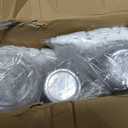 Charmount 100 Sets- 20 oz Clear Plastic Cups with Lids and Straws, Disposable To Go Cups for Cold Drinks, Iced Coffee, Milkshakes, Smoothies