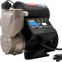 1.5HP Automatic Booster Pump, 1600 GPH Water Pump, 120ft Max Head, Mechanical Pressure Switch, Self-Priming Utility Pump for Shower, Irrigation, Basement, Garden, Pool (1.5HP/120FT)