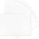 5x7 White Linen Paper Textured Cardstock, Goefun 100 Pack Index Card Wedding Invitation Cardstock 80 lb Linen Paper for Printing, Invitations, Arts & Crafts and Business Cards