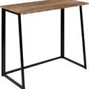 Flash Furniture Walker Small Rustic Natural Home Office Folding Computer Desk - 36" (Set of 1)