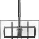 Ceiling TV Mount Fits Most 37-75 inch LCD LED Plasma Panel Display with Max VESA 600x400mm Loaded up to 110lbs Swivel and Tilt TV Bracket Height Adjustable MC61A