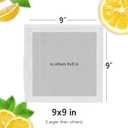30 Hot or Cold Wrapped Moist Towels 9'' x 9" Moist Towelettes Individually Wrapped Scented Disposable Face & Hand Pre-Moistened Hand Wipes Soft Refreshing, Travel, Spa, Restaurant- Citrus/Lemon