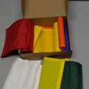 Colarr 12 Pcs Solid Golf Flag Target Flag with Tube Inserted Waterproof Putting Green Flags 420D Nylon Mini Pin Flags 8" l x 6" H for Yard Garden Backyard Outdoor Halloween Christmas Gift Adults