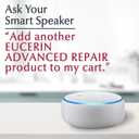 Eucerin Advanced Repair Unscented Body Lotion for Dry Skin (16.9 Fl Oz) + Advanced Cleansing Body and Face Cleanser for Sensitive Skin, Fragrance Free (16.9 Fl Oz)