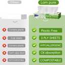 tissues 80 Tissues per Box,3-Ply tissue paper facial tissue 3 boxes of bulk facial tissues Applicable to Dining room bedroom