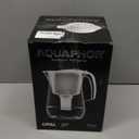 AQUAPHOR Water Filter Pitcher Opal 12 Cup with 1 X B15 Filter - 145 Gallons Long-Life (Black)