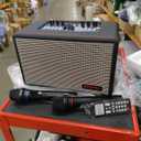 Karaoke Machine with Two Wireless Microphones, Portable Bluetooth Speaker for Home, Party (K1)