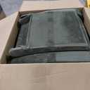 Yaheetech Corduroy Recliner Chair Single Sofa Home Theater Seating Adjustable Modern Reclining Chair for Living Room Bedroom Home Theater Dark Green