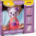 Qollorette Felt Sewing Kit for Children, Make Your Own Kitty Toy, Kids' Craft Kit - Make A Friend Sew Kit - Beginner Sewing Kit for Kids, Learn to Sew & Play